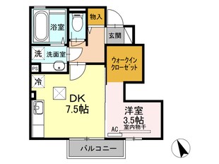 サンライズ佐世保の物件間取画像